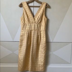 J. Crew Silk blend brocade dress 4